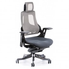 Крісло ергономічне Special4You WAU SLATEGREY FABRIC, SNOWY NETWORK E0796